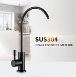 Matt Black Water Purified Tap #202443