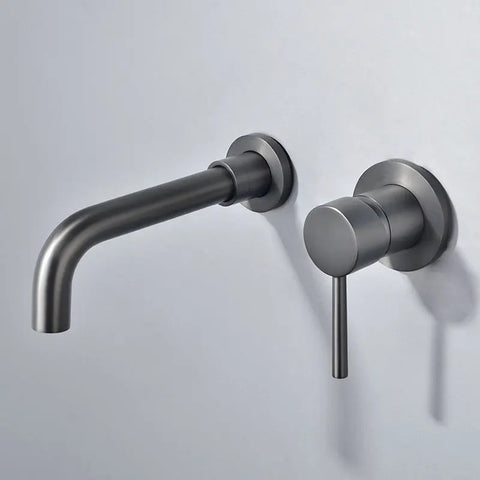 Gunmetal Grey Modern Basin Mixer #202401