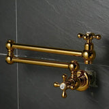 Shiny Gold Antique Pot Filler #202423